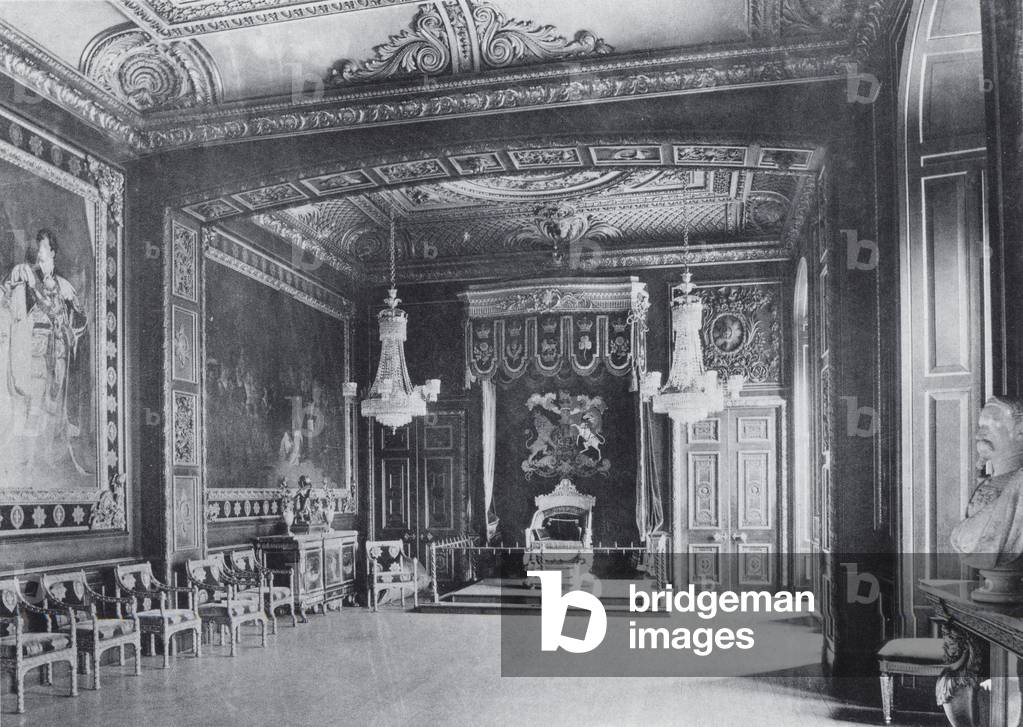 Inside Windsor Castle Throne Room