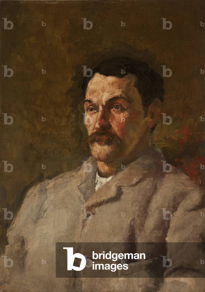 Image of Painting depicting Portrait of Jean-Marie Paul Achille Barthelemy (oil on canvas) by Archibald Knox, 