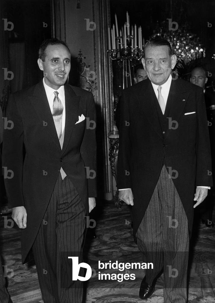 Bild von Fotografie "Habib Bourguiba Jr (Sohn des Habib Bourguiba und des tunesischen Ministers) und der franz
