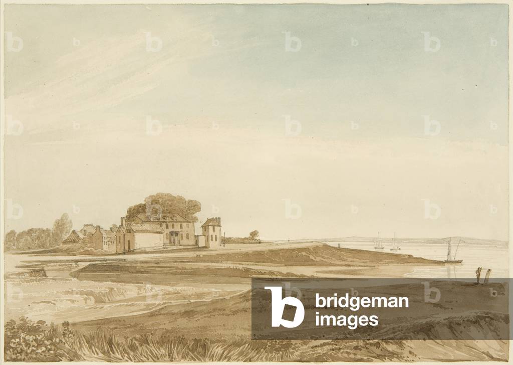 Image of Drawing depicting New Passage House on the Severn 1823 by Hugh O'Neill