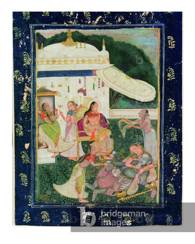 "Swooning alla vista del Beauteous Kamakandala", c.1785 di Chokha