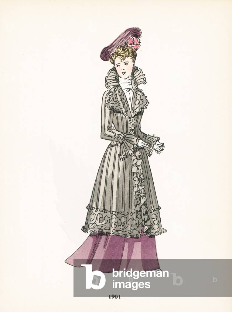 Moda donna, 1901 (colore lito)