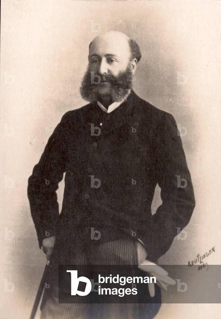 Bild von Fotografie "Arthur Meyer (s/w Foto)", 19. Jahrhundert von Reutlinger Studio, b/w