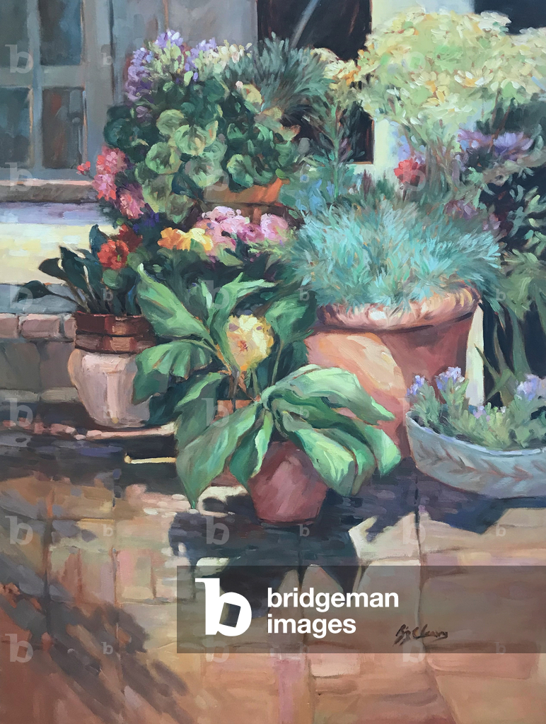 Image of Painting depicting David's Porch 2004 by Barbara Cleary