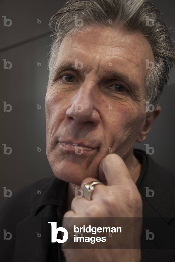 Image of Photography depicting Michael Cunningham 2015 by Marcello Mencarini, b/w