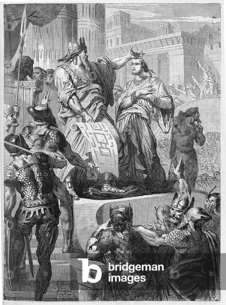 Religion The Holy Bible. David announce God's benefits for himself and his son