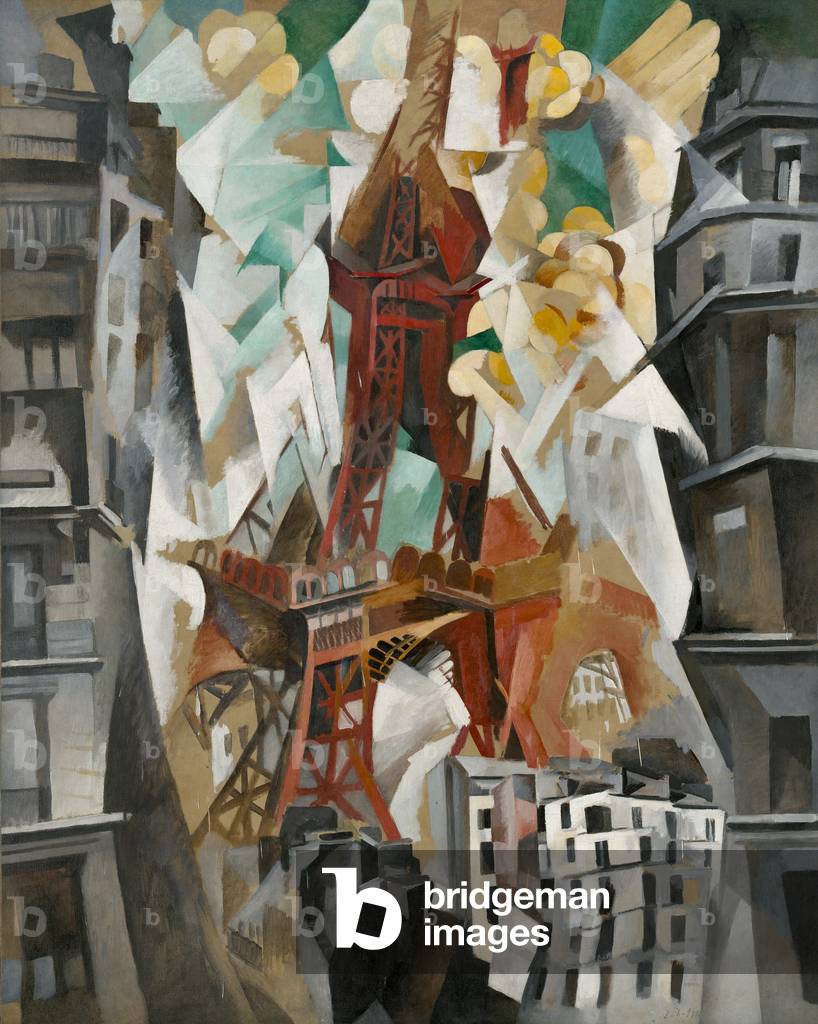 Champs de Mars: The Red Tower, 1911-23 (oil on canvas)