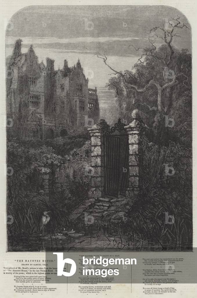 The Haunted House (engraving) by Samuel Read