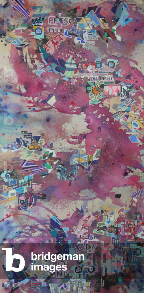 « MGB-0013", 2008, techniques mixtes sur toile