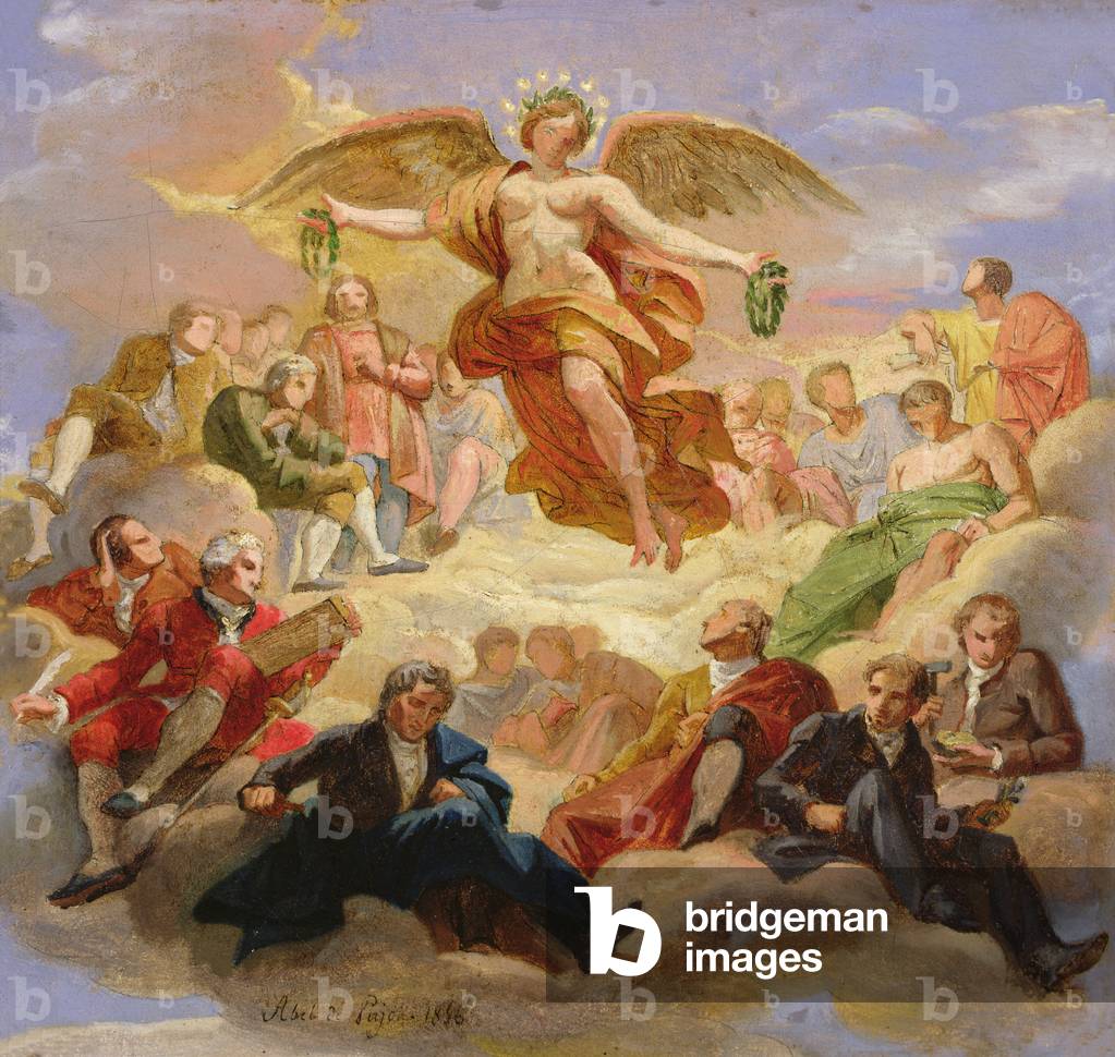 Bild von Gemälde "Skizze für die Decke der Bergbauschule" 1856 von Abel de Pujol