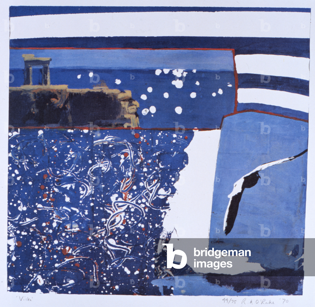 Bild von Druck "Ausblick" 1970 von Robert O'Rorke
