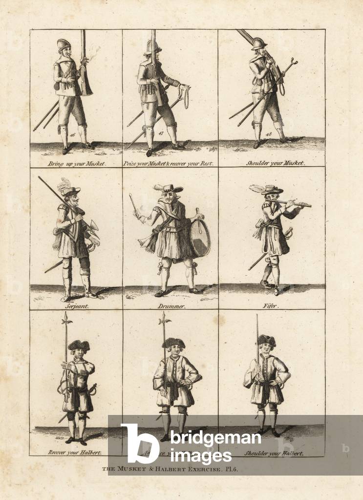 Image of Musket and halberd exercises