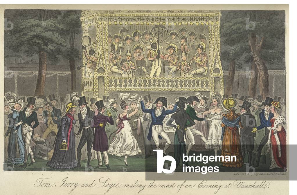 Vauxhall Gardens by George Cruikshank