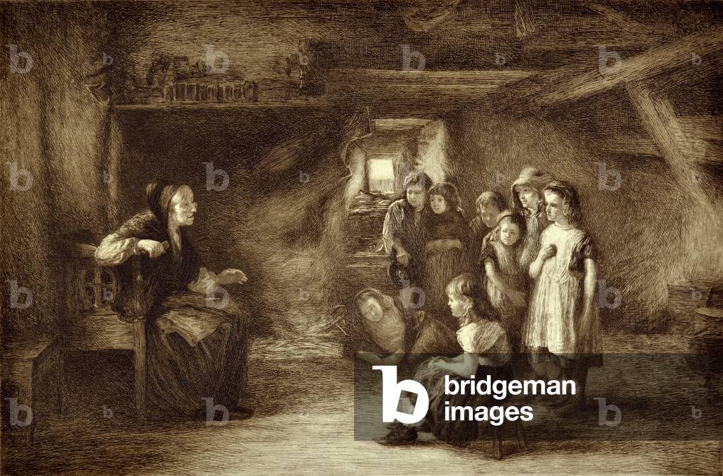 Die Legende, 19. Jahrhundert (Radierung)