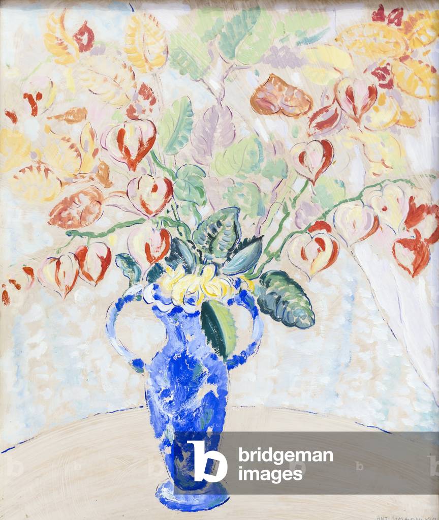 Immagine di Dipinto "Composizione (vaso con fiori)" 1938 di Antonio Simeoni