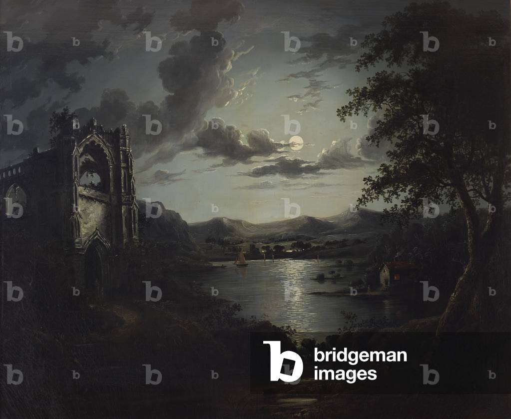 Bild von Gemälde "Mondlicht-See" von William Pether