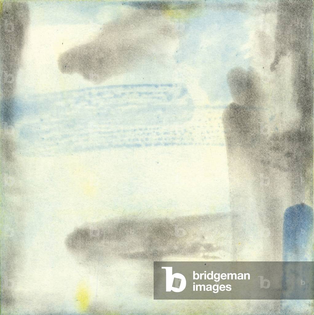 Blau auf Schwarz, 2018 (Radierung)