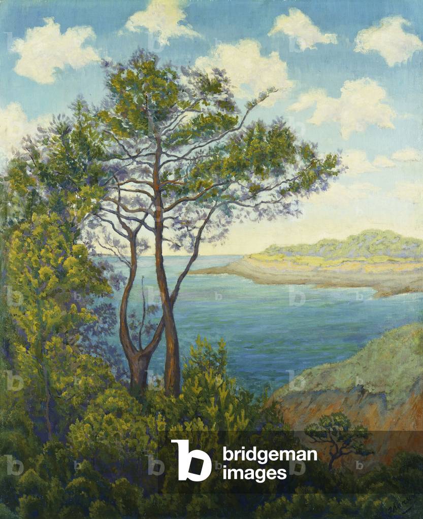 Fronte mare in Bretagne; Bord de Mer en Bretagne, c. 1898 (olio su tela)