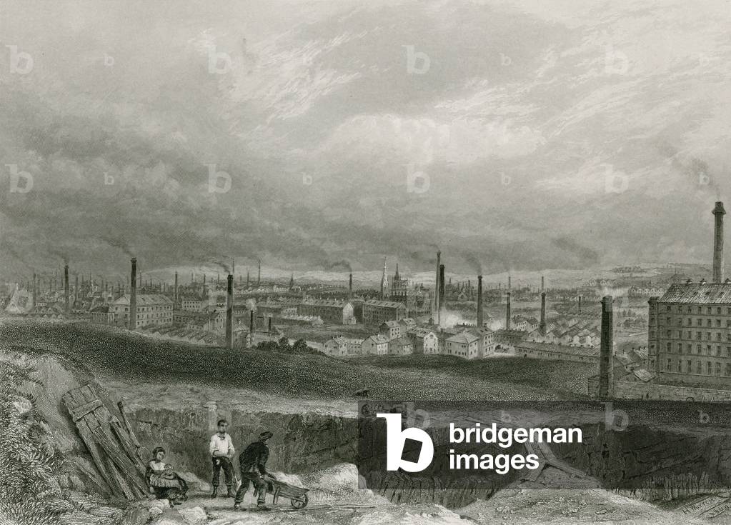 "Bradford (Gravur)" von English School