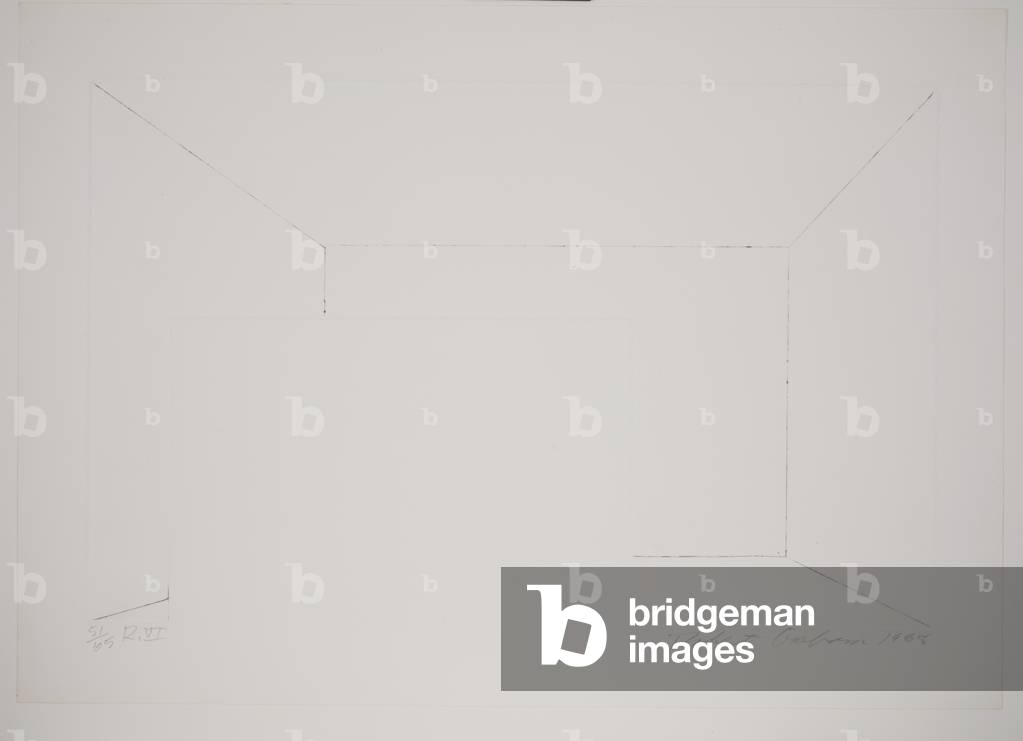 Raum VI, 1968 (Farbradierung)