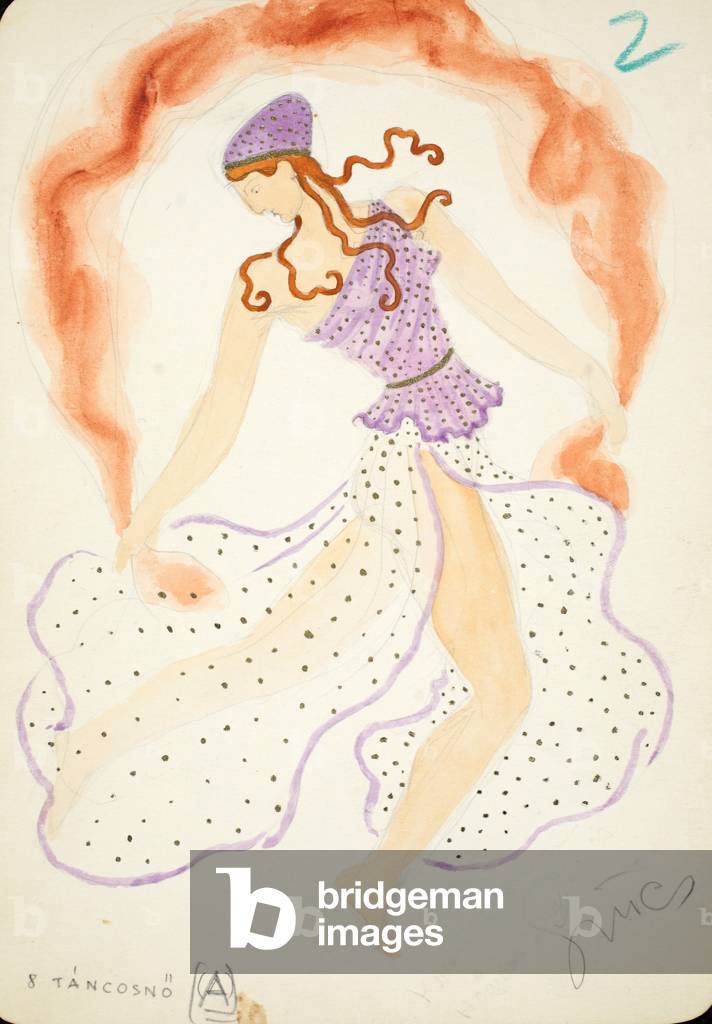 Bild von Zeichnung "Tancosno", 1928 von Hungarian School