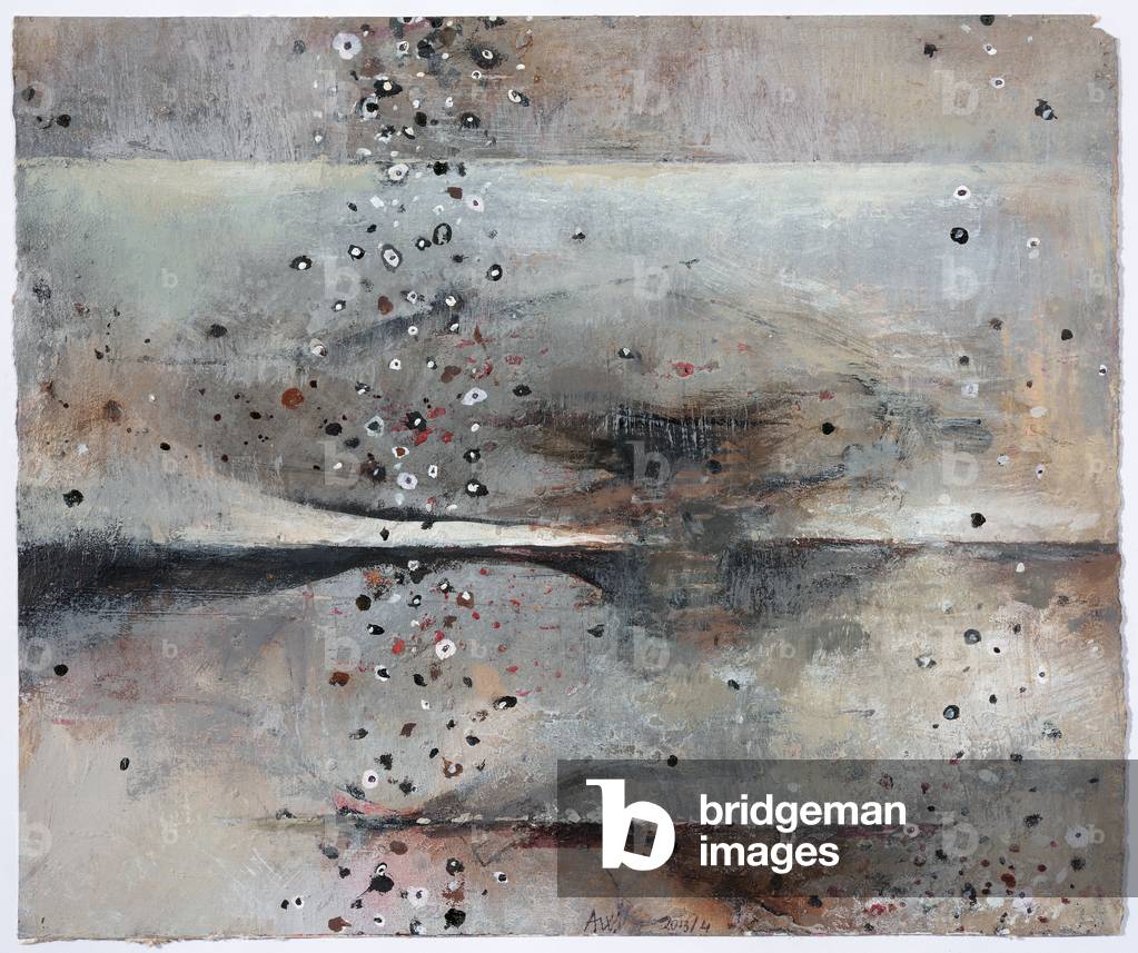 Approaching Storm, 2013 (tecnica mista su carta)