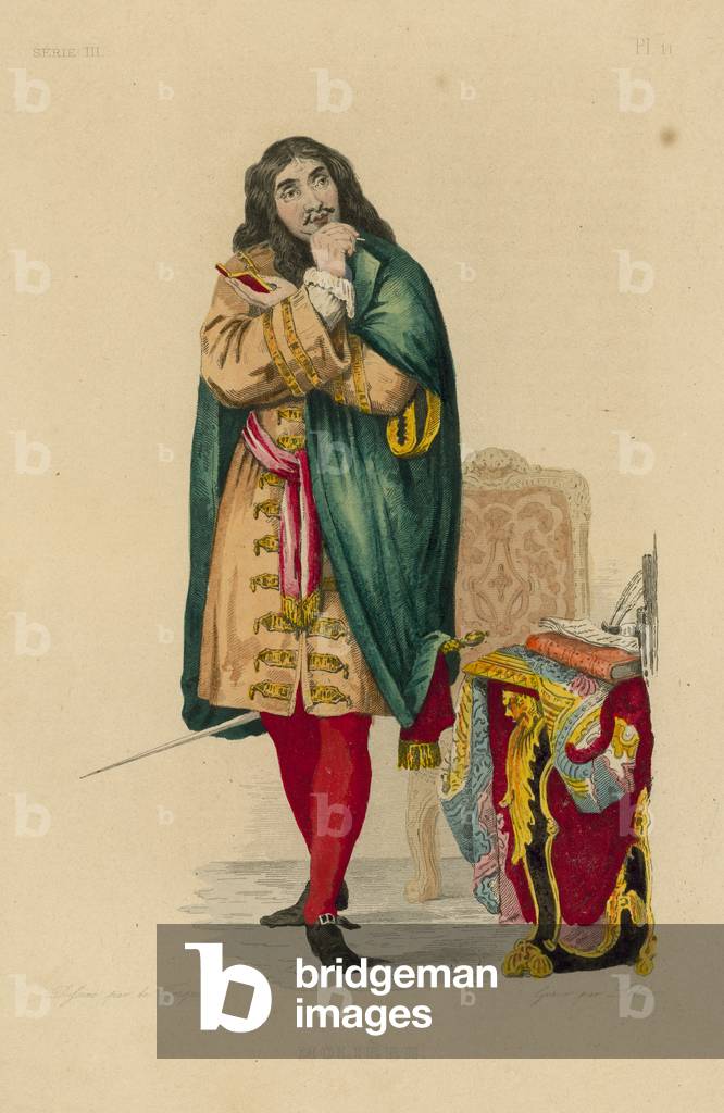 Moliere (incisione colorata)