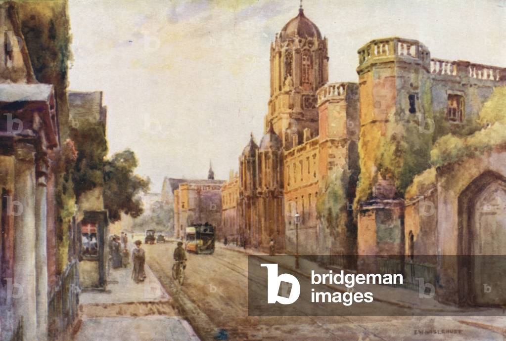 "Christuskirche (Farblitho)" von Ernest William Haslehust