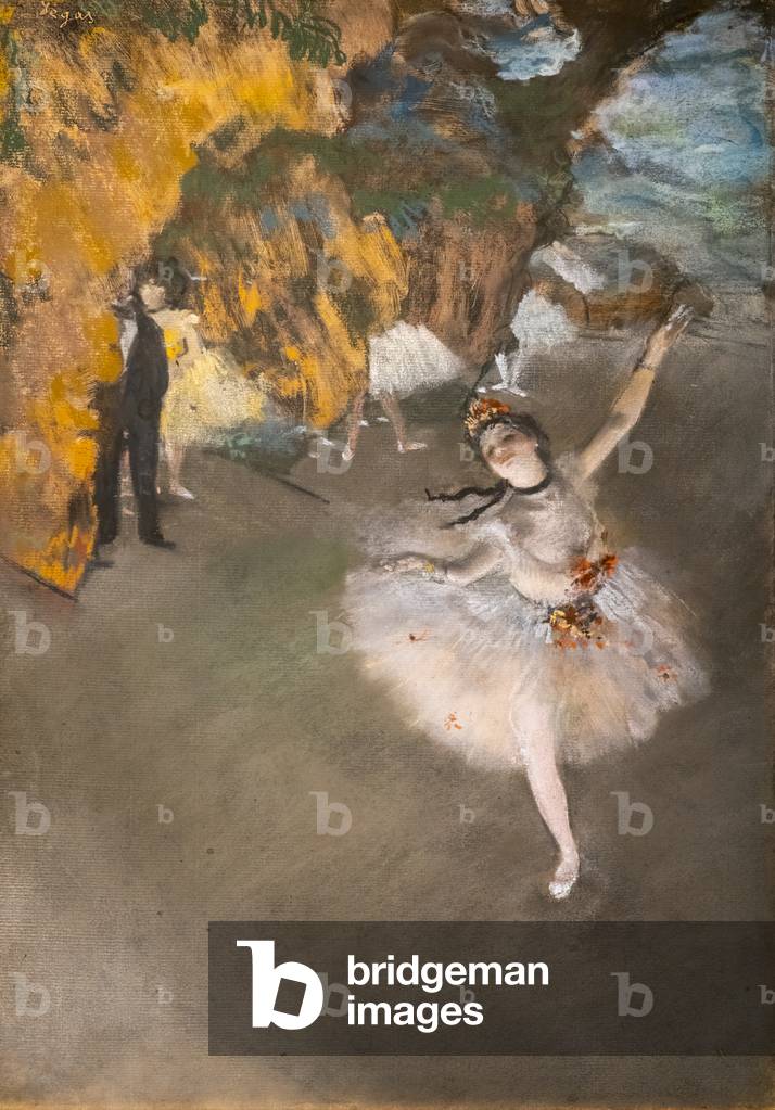 Balletto (noto anche come "L'Etoile"). 1876-1877. Pastello su monotipo.