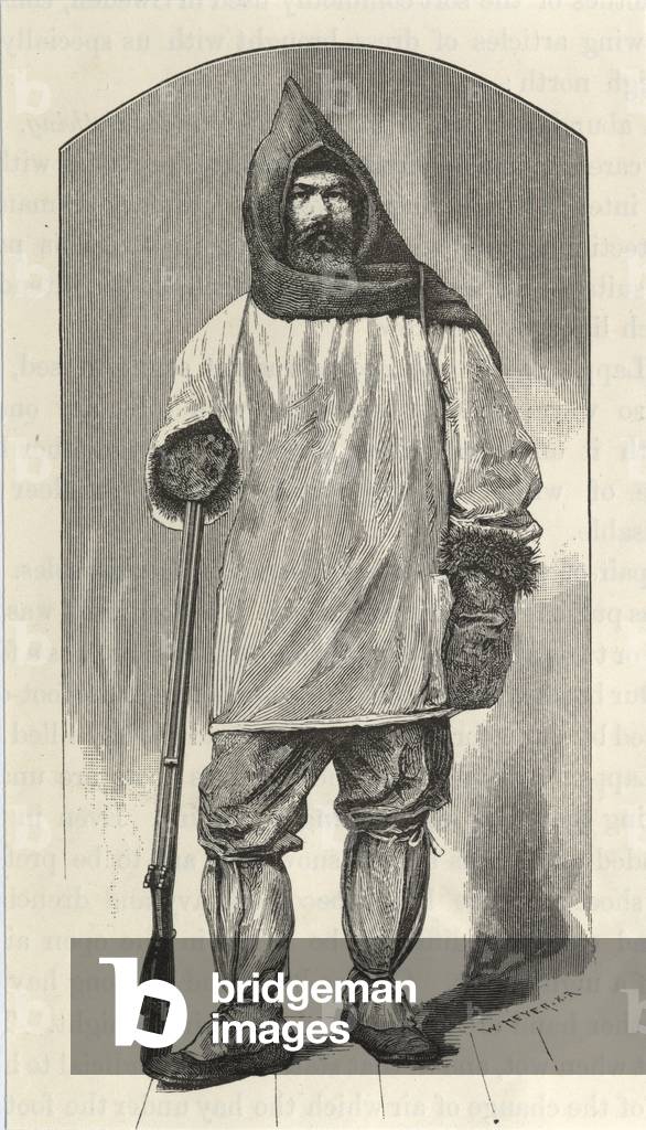 "Membro dell'equipaggio della nave SS Vega" 1801, b/w