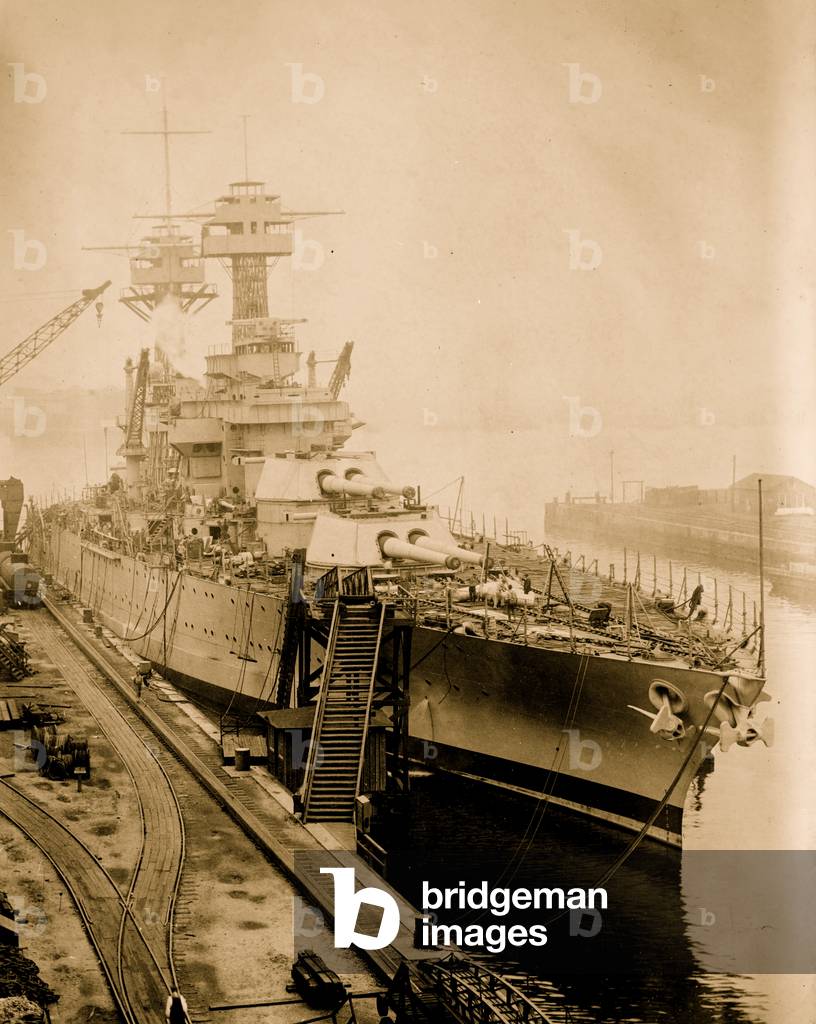 Bild von Fotografie "Battleship Colorado 1922 (Foto)", b/w