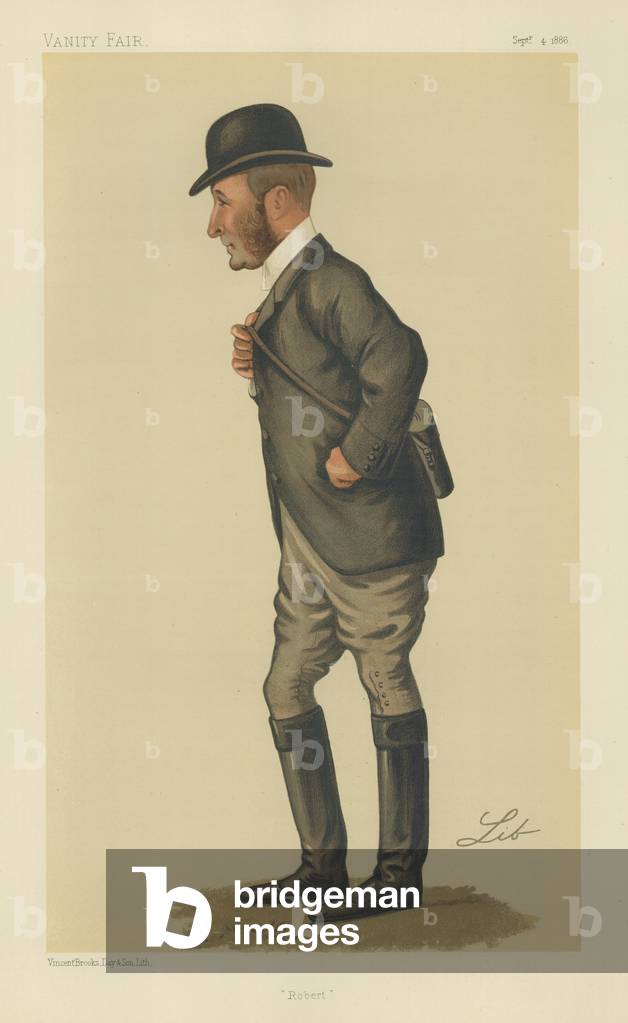 Herr Robert Peck (Farblitho)