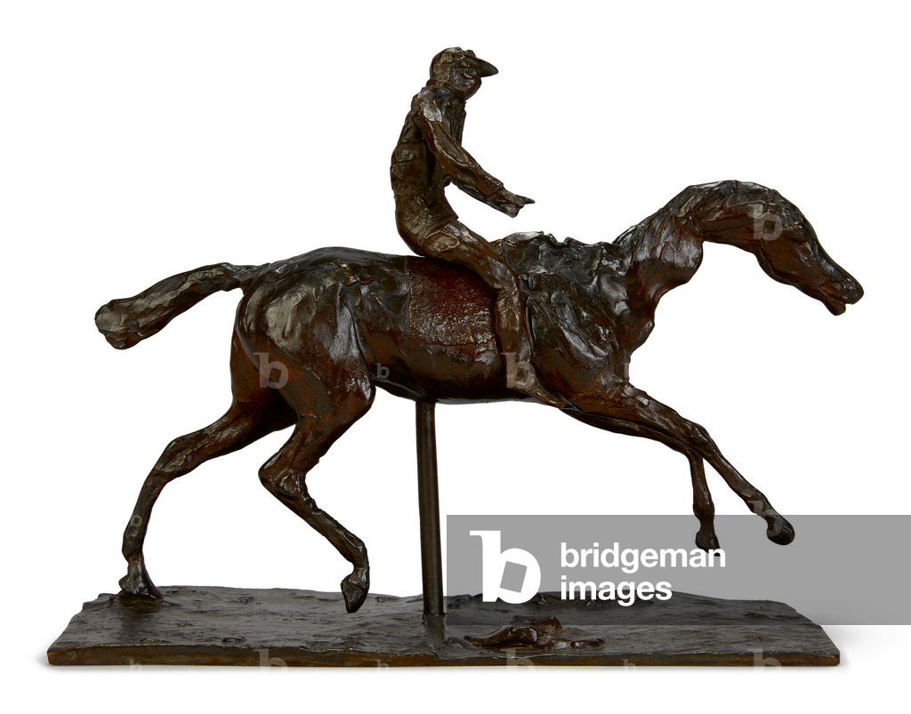 Immagine di Scultura "Cavallo al galoppo con la gamba posteriore destra" 1865 di Edgar Degas