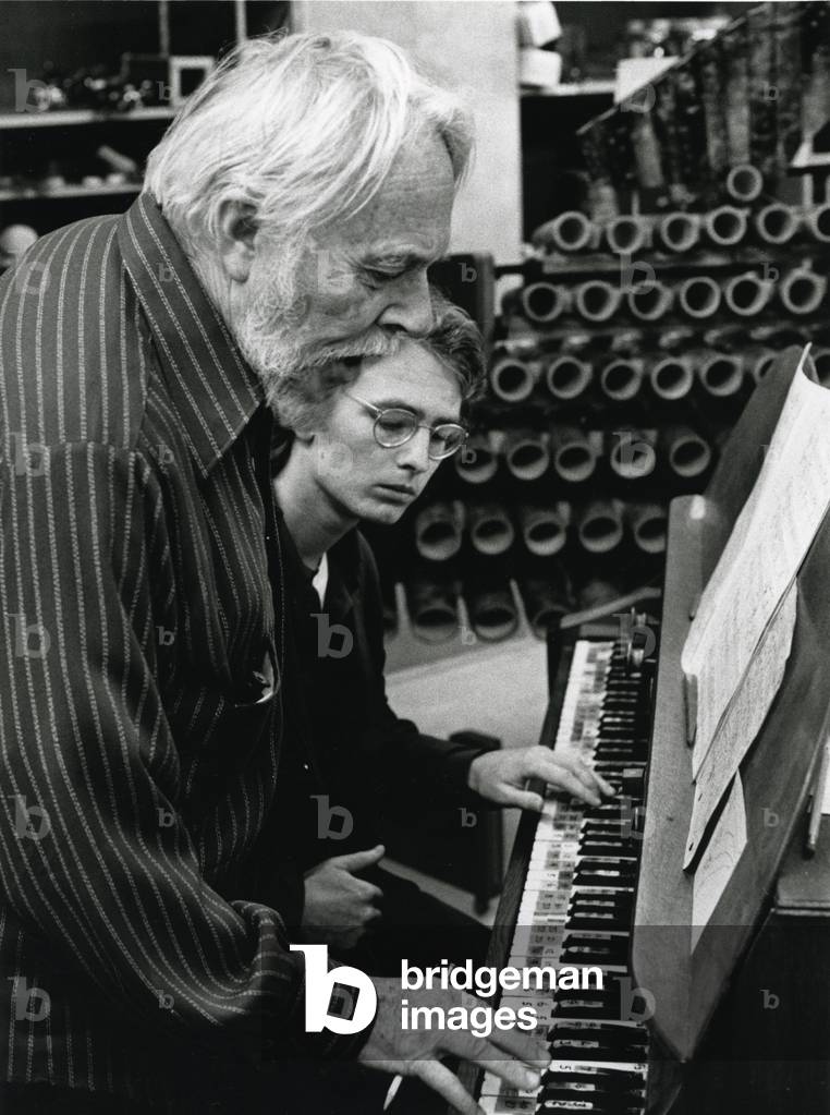 Bild von Fotografie "Harry Partch" 1972 von Betty Freeman, b/w