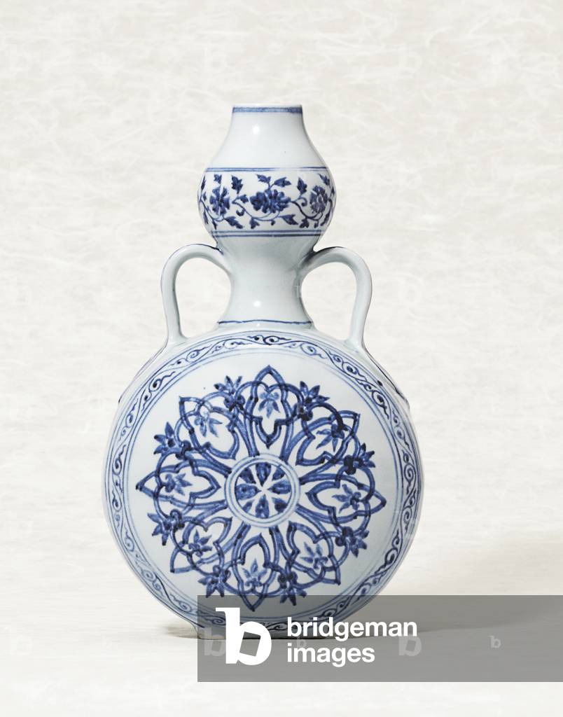 Moonflask, Bianping Xuande, 1426-35 (porcellana) (vedi anche 1190778)
