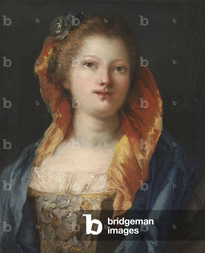 Porträt einer Frau, 1762-70 (Öl auf Leinwand)