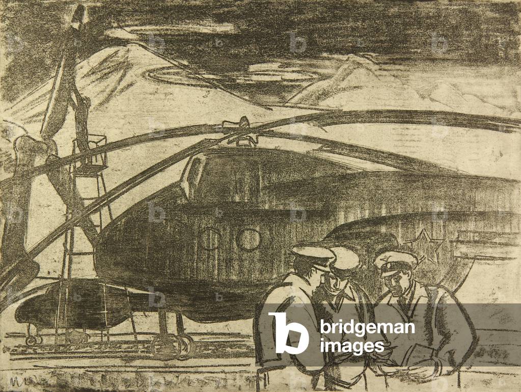 Piloti di elicotteri, 1967 (incisione)