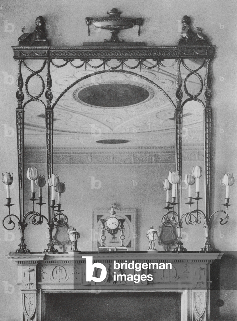 Image of Photography depicting Mirror in the Drawing Room 1901 by English Photographer