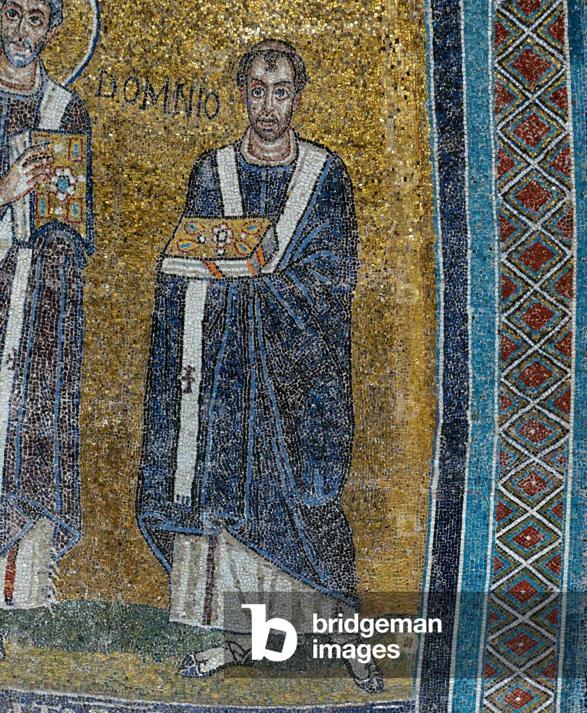 Bild von Mosaik "Mittelalterliche Kunst: Kapelle des Heiligen Venantius - Theodore I. - Erzbasilika des Heilig