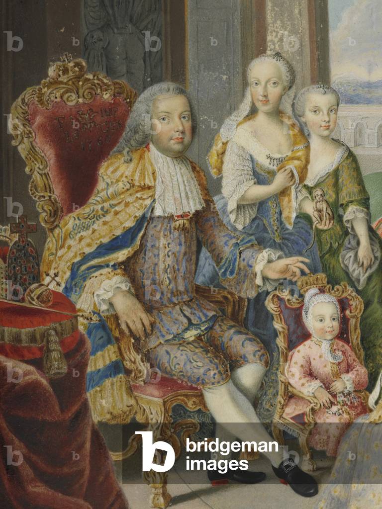 The Empress Maria Theresa, the Emperor Francis I, and their Family, c.1765 (oil on canvas)