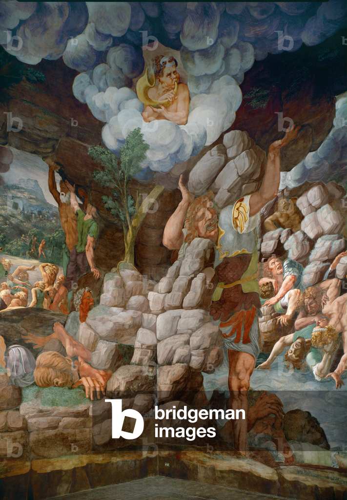 Immagine di Dipinto "La Battaglia dei Giganti (affresco)" di Giulio Romano