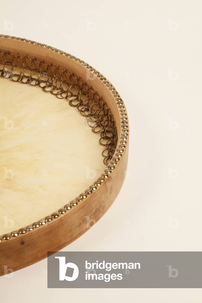 Traditional Daf hand drum from Persia or Turkey