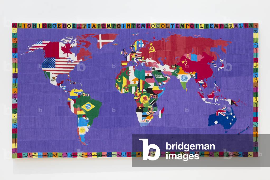 Mappa, 1990, Alighiero Boetti (Textil)