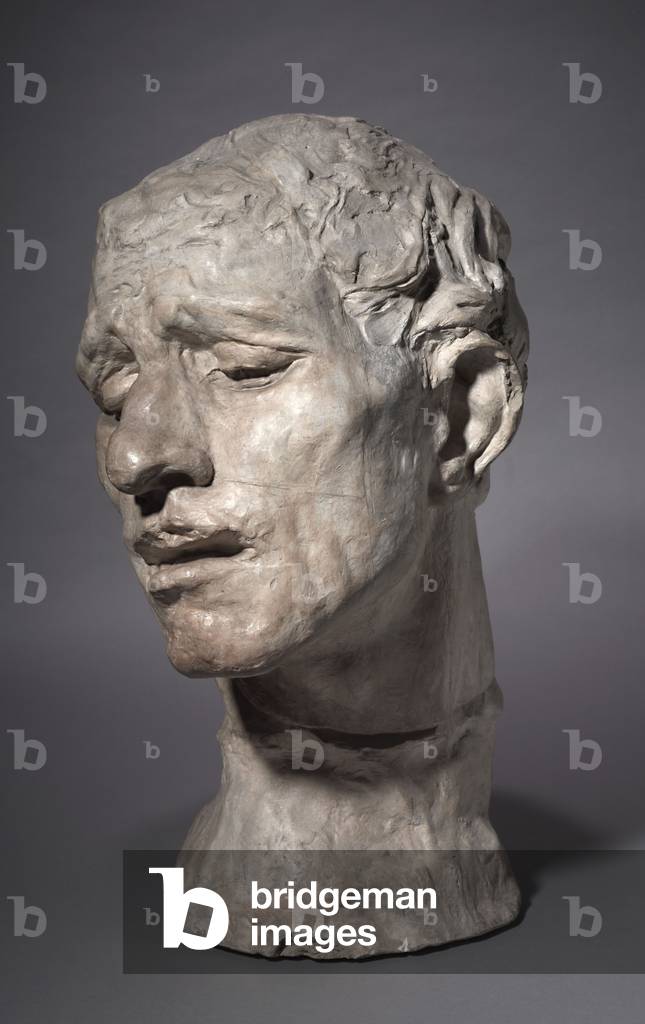 Bild von Skulptur "Heroischer Kopf von Pierre de Wissant", 1886 von Auguste Rodin