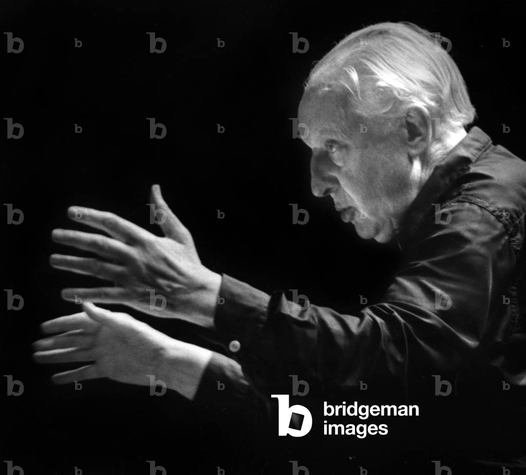 Bild von Fotografie "Leopold Stokowski" von Godfrey Macdominic, b/w