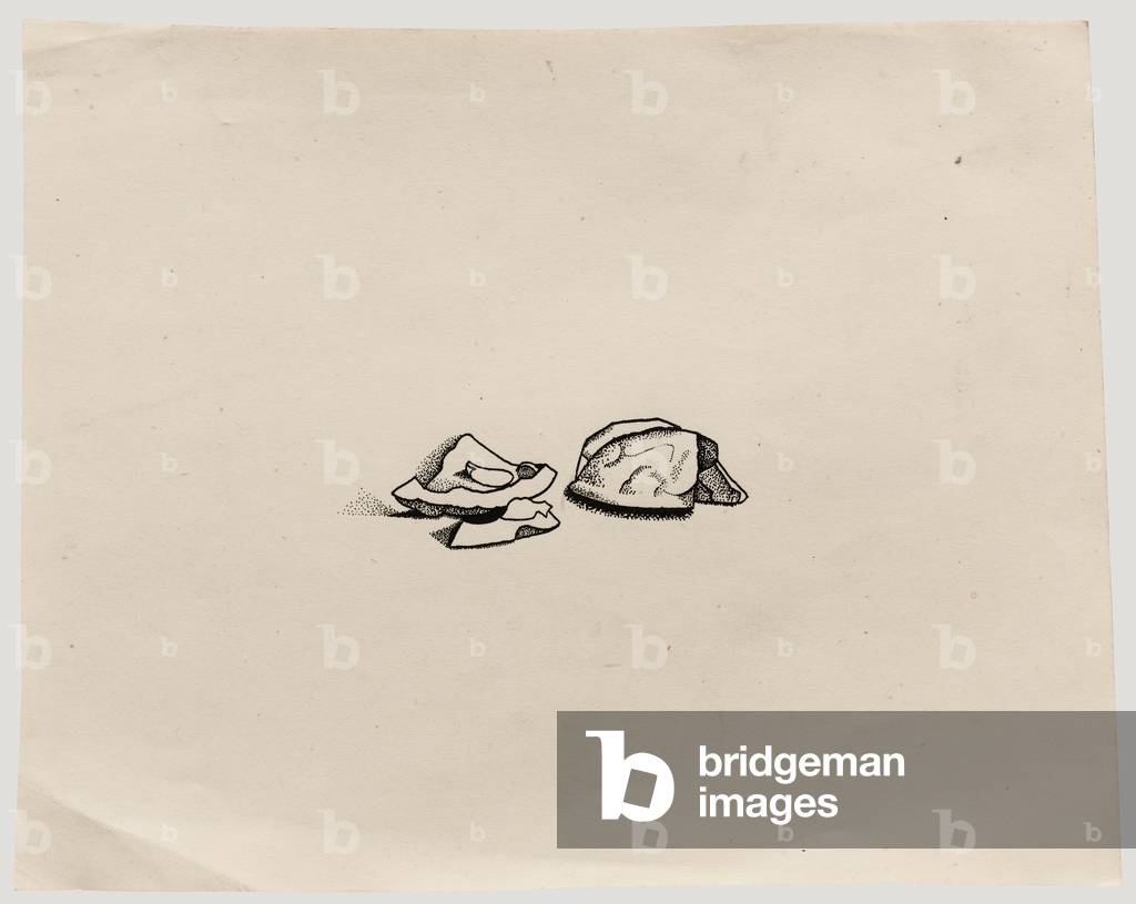 Conchiglie di noce, 1943 (inchiostro su carta)