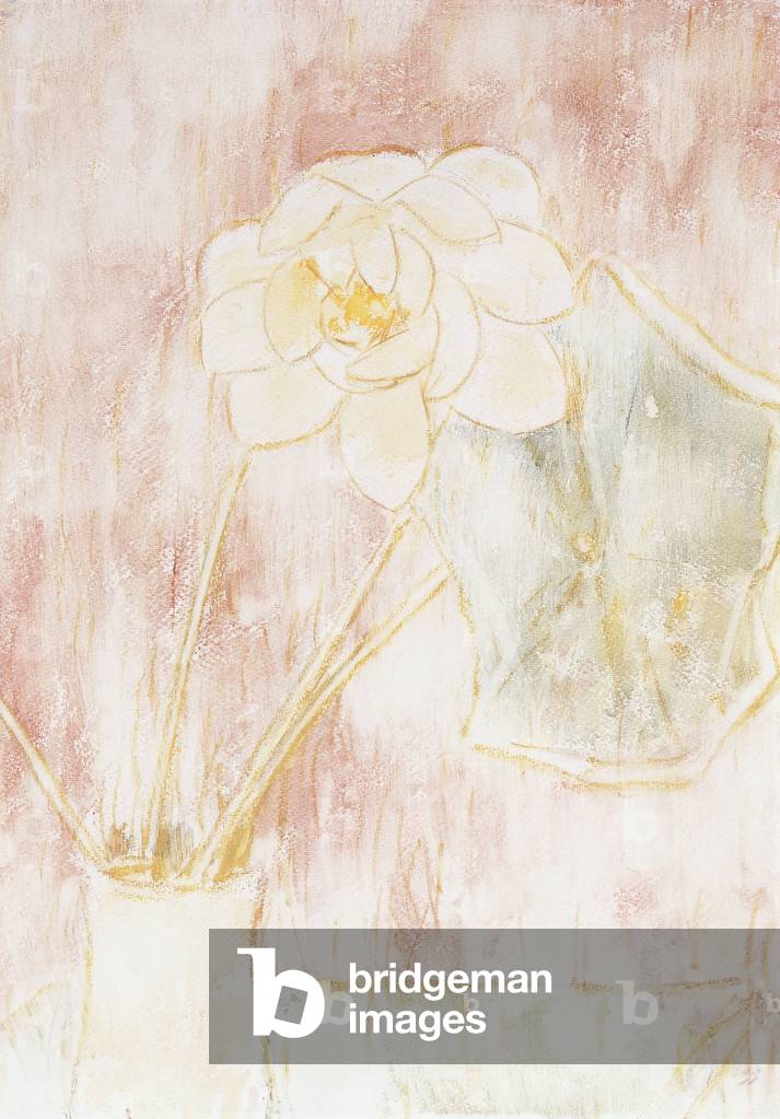 Loto Blossom; Lotusblute, 1933 (guazzo, acquerello e gesso su carta)