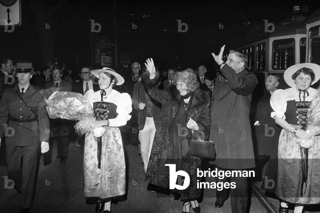 Image of The ceremonial arrival of the newly elected Federal Councillor