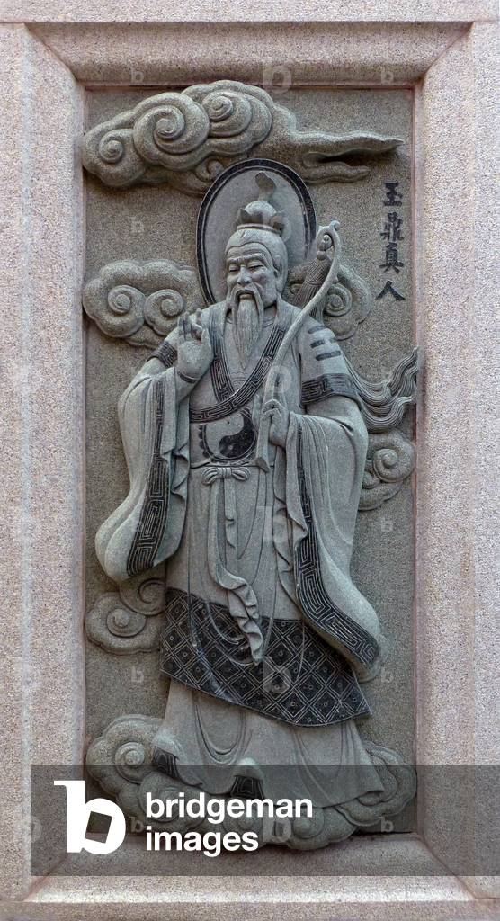Image of China: Carving of Yuding Zhenren, depicting his