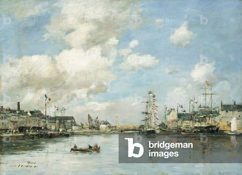 Immagine di Dipinto "Fecamp", 1892 di Eugene Louis Boudin